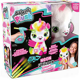 Style 4 Ever Airbrush Plush Neon Unicorn