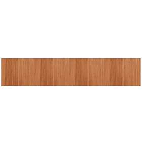 vidaXL Matta rektangulär brun 80x400 cm bambu 376788