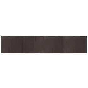 vidaXL Matta rektangulär mörkbrun 80x400 cm bambu 376791