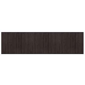 vidaXL Matta rektangulär mörkbrun 80x300 cm bambu 376917