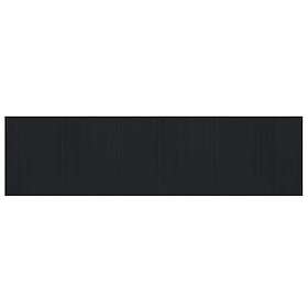 vidaXL Matta rektangulär svart 80x300 cm bambu 376912