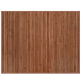 vidaXL Matta rektangulär brun 80x100 cm bambu 376902
