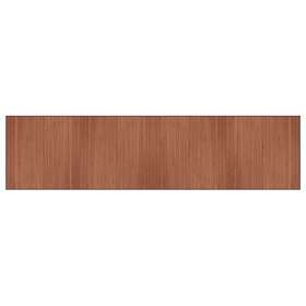 vidaXL Matta rektangulär brun 100x400 cm bambu 376956