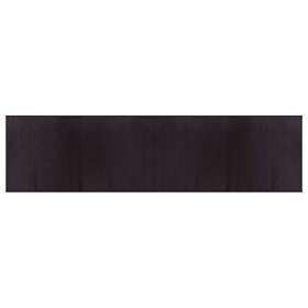 vidaXL Matta rektangulär mörkbrun 100x400 cm bambu 376959