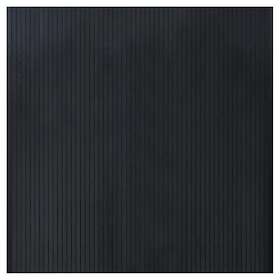 vidaXL Matta rektangulär svart 100x100 cm bambu 376798