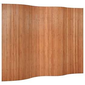 vidaXL Rumsavdelare brun 165x250 cm bambu 376992