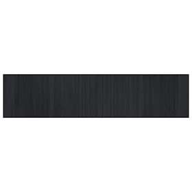 vidaXL Matta rektangulär svart 70x300 cm bambu 376876