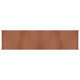 vidaXL Matta rektangulär brun 100x400 cm bambu 376818