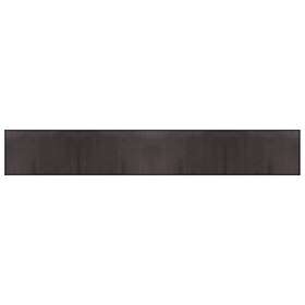 vidaXL Matta rektangulär mörkbrun 60x400 cm bambu 376851