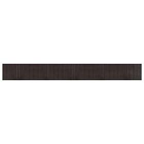 vidaXL Matta rektangulär mörkbrun 60x500 cm bambu 376737