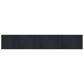 vidaXL Matta rektangulär svart 70x400 cm bambu 376882