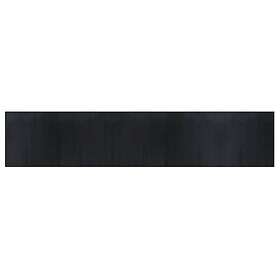 vidaXL Matta rektangulär svart 100x500 cm bambu 376960