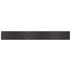 vidaXL Matta rektangulär mörkbrun 60x500 cm bambu 376857