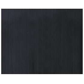 vidaXL Matta rektangulär svart 80x100 cm bambu 376768