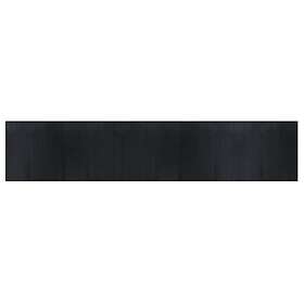 vidaXL Matta rektangulär svart 100x1000 cm bambu 376966
