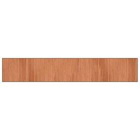 vidaXL Matta rektangulär brun 70x400 cm bambu 376884