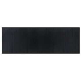 vidaXL Matta rektangulär svart 100x300 cm bambu 376948