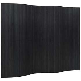 vidaXL Rumsavdelare svart 165x250 cm bambu 376990