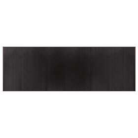 vidaXL Matta rektangulär mörkbrun 100x300 cm bambu 376953