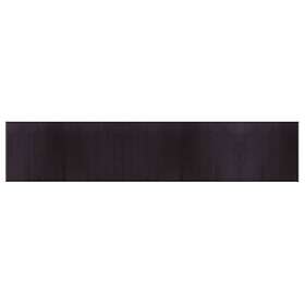 vidaXL Matta rektangulär mörkbrun 100x500 cm bambu 376965