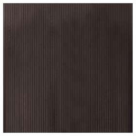 vidaXL Matta rektangulär mörkbrun 100x100 cm bambu 376803