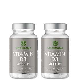 Vitaprana 2 x D-vitamin 4000 IE 110 caps