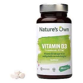 Nature's Own Vitamin D3 120 tabletter