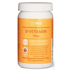 DOZ Product D-vitamin 10 µg 100 st
