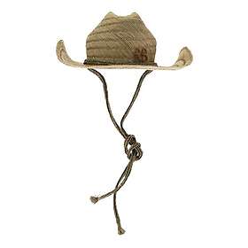 Ruslan Baginskiy Cowboy Monogram Hat med Straw Cord Beige