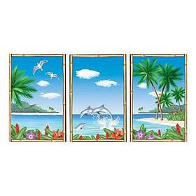 Väggdekoration Hawaii 3-pack