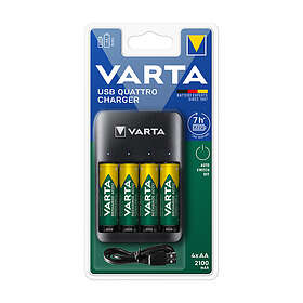 Varta USB Quattro-laddare 4xaa