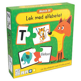 Barbo Toys Pussel Lek med Alfabetet 29 x 2 Bitar