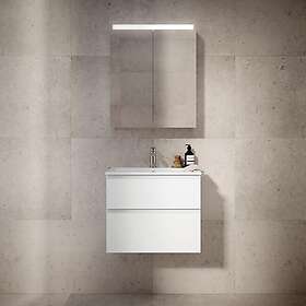 INR Tvättställsskåp Viskan Grip med Tvättställ och Spegelskåp 226070