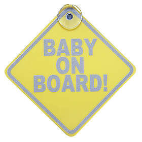 Fresh kid säkerhetsskylt Baby on Board Reflex