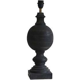 Hallbergs Percy Lampfot 53cm Antik Svart