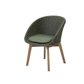 Cane-Line Peacock stolsdyna Mörkgrön