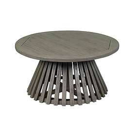 Sunzo Barbados soffbord Greywash teak 80 cm