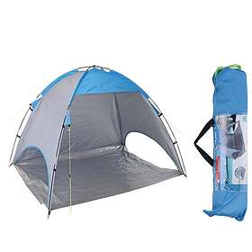 vidaXL Probeach strandtält blått och grått 220x120x115 cm 441919