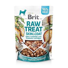 Brit Care Raw Treat Dog Skin & Coat Kyckling, Fisk & Gris 40g