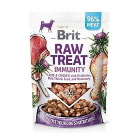 Brit Care Raw Treat Dog Immunity Kyckling, Lamm & Gris 40g