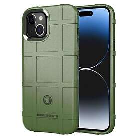 CaseOnline Rugged Shield skal Apple iPhone 15 Grön