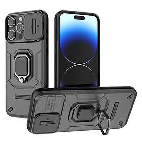 Skalo Armor Hybrid Metallring Kameraslider till iPhone 15 Pro