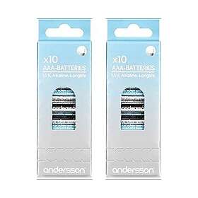 Andersson Longlife Aaa-batterier 2x 10-pack 