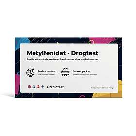 Nordictest Drogtest för privat bruk Enkelt att använda och CE-märkt (Metylfenidat)