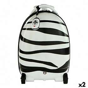 Rastar Trolley Backpack Barn Radiokontroll Zebra 2,4 GHz 34 x 48 x 27,5 cm (2 antal)