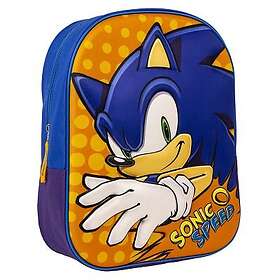 Sonic Skolryggsäck 3D 25 x 31 x 9 cm