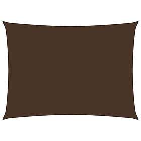 vidaXL Solseil oxfordstoff rektangulært 2,5x3,5 m brun 135811