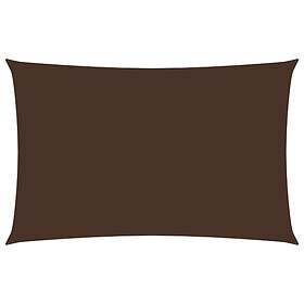 vidaXL Solsegel oxfordtyg rektangulärt 5x8 m brun 135826