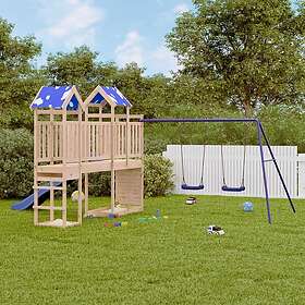 vidaXL Lekplats massiv furu 3279190