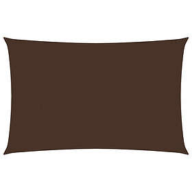 vidaXL Solsegel oxfordtyg rektangulärt 4x7 m brun 135823
